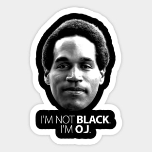 O.J. Simpson Sticker